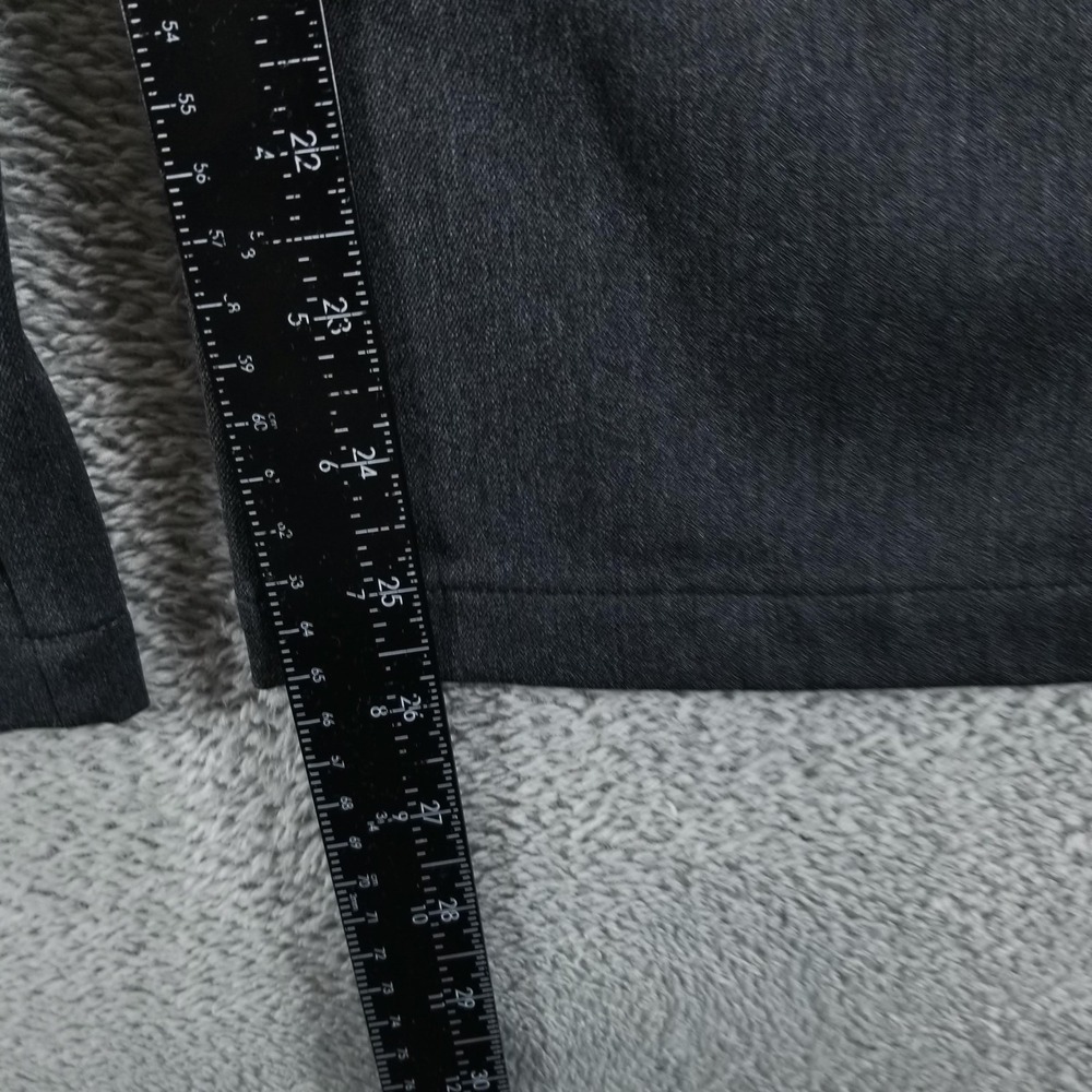 Insis Femme Pants Womens M Gray Asymmetric Wide Leg Cropped Pleated Minimalist - Picture 8 of 10
